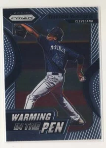 Panini Prizm Warming in the Pen #9 2020 Triston McKenzie Cleveland Indians BX4 - Imagen 1 de 2