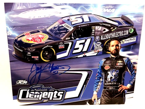 2022 AUTOGRAPHED JEREMY CLEMENTS #51 1STOP/ALL SOUTH ELE XFINITY NASCAR POSTCARD Cover