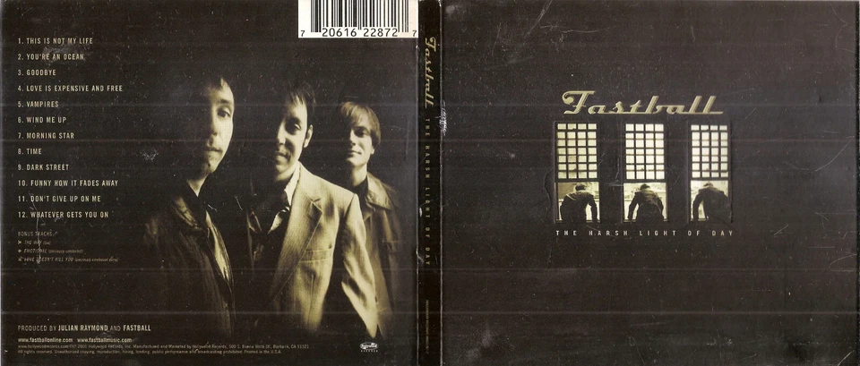 Fastball – The Harsh Light Of Day (Digipak) CD Nice! #0223IE - Image 1 of 1