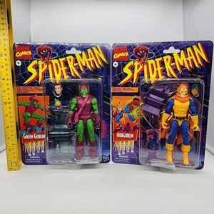 Marvel Legends Tarjeta Retro Spider-Man Duende Verde y HobGoblin Paquete Figuras Hasbro - Imagen 1 de 9