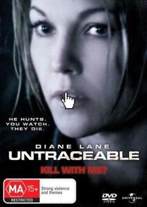 Untraceable (DVD, 2008) Region 4 Aus - Diane Lane - Psychological Thriller 