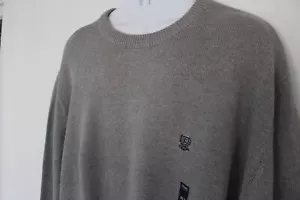 CHAPS RALPH LAUREN POLO GREY CREWNECK SWEATER SZ: 3XLT 3XT XXXLT NWT - Picture 1 of 2