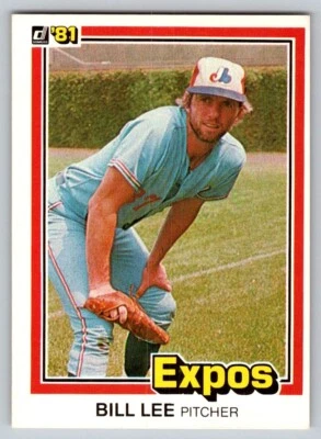 1981 Donruss - #211 Bill Lee - Image 1 of 2