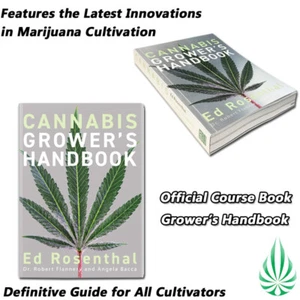 Marijuana Grower's Handbook Ed Rosenthal's Official Course Book USA University - Picture 1 of 2