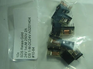10x Relè SDS Oro 24V 1xUM 250V 2A DS 1-M-DC24V AG201404 Oro #10-84#055b - Foto 1 di 8