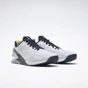 Reebok Women's Nano X1 Les Mills Sneakers FZ4299 White/Navy Size 10.5M - Picture 1 of 7