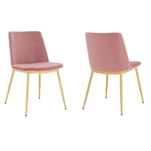 Armen Living Messina Modern Leg Dining Room Chairs - Set of 2 - Picture 1 of 1