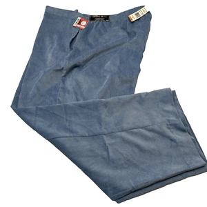 Alfred Dunner Size 24W Victoria Falls Corduroy Pull On Elastic Waist Blue NEW - Picture 1 of 11