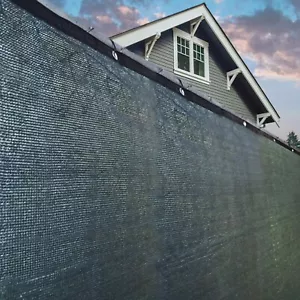 Copertura in tessuto parabrezza, schermo privacy balcone e recinzione, rilegatura resistente - Foto 1 di 10