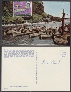 Pitcairn Is Maxicard 1964 2d LONGBOAT (ID:175/PI223) - Imagen 1 de 1