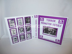 Custom Made 1963 Rosan Terror Monster Series 2 Trading Card Album Binder