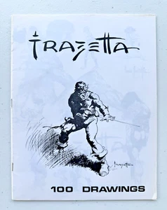 VINTAGE RARE HTF 1975 FRANK FRAZETTA 100 DRAWINGS BLACK & WHITE SKETCHES - READ - Picture 1 of 18