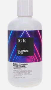 IGK - Blonde Pop - Balsamo tonificante viola 8 fl. oz. Nuovo Sigillato - Foto 1 di 2