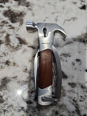 原装 Sheffield The Hammer 多工具钳刀螺丝刀锯开启器 — 第 1/3 张图片