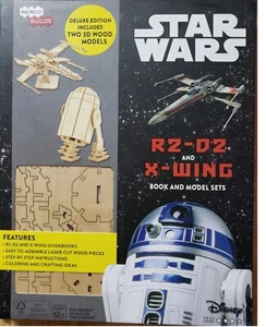 NEW IncrediBuilds STAR WARS  R2D2 and XWING  : Deluxe Model and Book Set X WING - Imagen 1 de 3