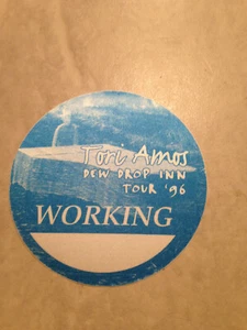 TORI AMOS 1996 Dew Drop Inn concerto tour backstage pass palco autentico OTTO - Foto 1 di 1