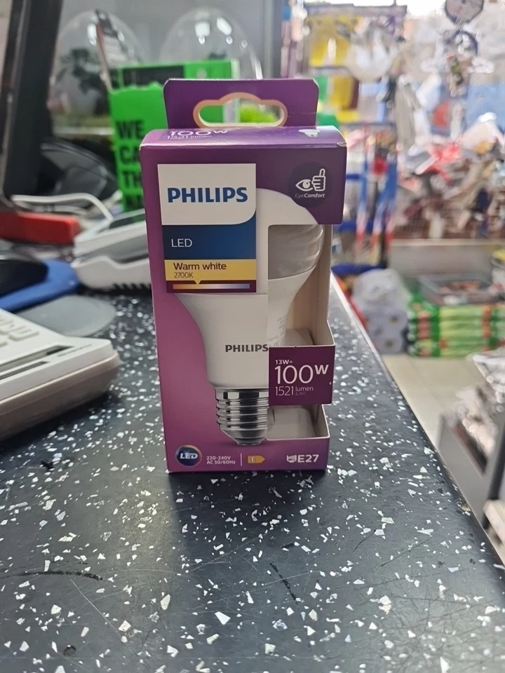 Philips Warm White 13w=100W E27 - Image 1 of 1