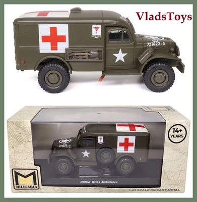  Dodge WC 54 4x4 Ambulance US Army, 1942 1/43 Scale Militaria 24211-42 - Image 1 of 4