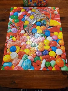 Springbok GUMBALLS & GUMDROPS 24x30 Pre-Owned All pieces intact-see photo - Picture 1 of 4