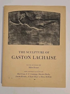 The Sculpture of GASTON LACHAISE w/an Essay By Hilton Kramer 1967 Paperback - Picture 1 of 4
