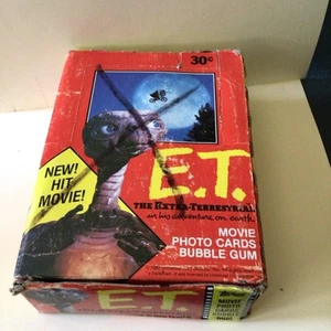 1982 Topps Wax Box E T The Extra-Terrestrial 36 Sealed Packs 10 Cards 1 Stk 1 Gu - Bild 1 von 18