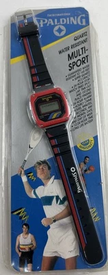 Reloj Deportivo Spalding Colorido Vintage 30M Resistente al Agua Caja Abierta Nunca Usado Foto 1 de 4