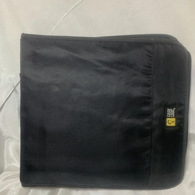 Case Logic 128 Slot CD DVD Game Disc Zip Up Binder Storage Case Black  - Image 1 of 4