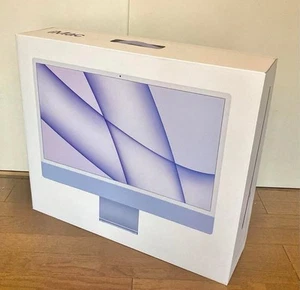 SEALED AND BRAND NEW!! Apple iMac 24'' Apple M1 8GB 256GB SSD Purple - MGPP3LL/A - Photo 1/5