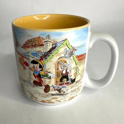 Taza de té de café de cerámica vintage clásicos animados de Disney Pinocho 1940 Foto 1 de 4