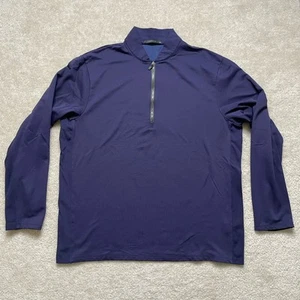 Greyson Siasconset Quarter Zip Pullover Blue Mens XL Golf Performance - Picture 1 of 9