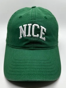 Mighty Fine Nice Cap Hat Adult Adjustable Green 100% Cotton - Picture 1 of 7