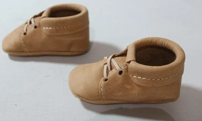 Freshly Picked Unisex Baby Genuine Leather Oxford Shoes AC2 Cedar US:2 (6-12M) - Image 1 of 4