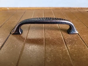 Keeler Antique Satin Bronze Hammered Cabinet 3 3/4" (96mm)cc Handle Pull M78 - Picture 1 of 8