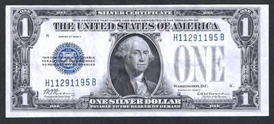 1928-C $1 SILVER CERTIFICATE ~ FR-1603 ~ SCARCE SERIES ~ CHOICE EXTREMELY FINE - Image 1 of 2