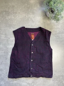 Romeo Gigli Vintage 90er Lila Herren Weste Größe M - Bild 1 von 8