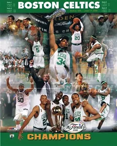 Boston Celtics 07 08 Champions collage Pierce Garnett 8x10 11x14 16x20 photo 416 - Picture 1 of 1