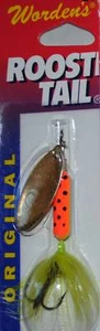 Wordens Hahnschwanzköder Neu 1/8oz 208frt Orange Grün - Bild 1 von 1