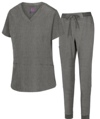 Natural Uniforms Women's Cool Stretch Jogger Scrub Set Medical Hospital 8500 - Image 1 of 4