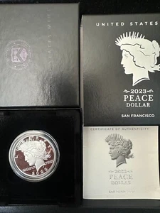 2023-S U.S. Mint Peace Silver Dollar - OGP - Picture 1 of 1
