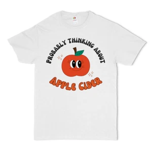 APPLE CIDER T-SHIRT unisex, fall lover, pumpkin patch, autumn, fall vibes - Picture 1 of 2