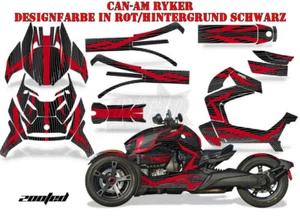 KIT GRÁFICO DE DECORACIÓN DE CARRERAS AMR CAN-AM RYKER SPYDER RS/RSS, RT/RT-S, F3 ZOOTED B - Imagen 1 de 9