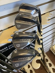 2025 Wilson Infinite Wedge Set 48 , 52 , 56 , 60 Black Finish Cavity Back - Picture 1 of 6