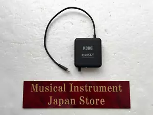 Korg PlugKEY Mobile MIDI Audio Lightning Interface Black Used from Japan - Picture 1 of 9