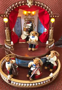 Mr Christmas Bears Musical Chairs Symphony Band Music Lights Gold Label - Picture 1 of 8