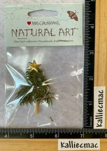 Mrs Grossman WEIHNACHTSBAUM NATURKUNST Sticker Verzierungen SEHR SELTEN - Bild 1 von 1