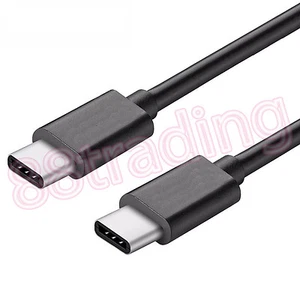 1M TWIN TYPE C USB MALE TO MALE EXTENSION CABLE DATA CHARGE CHARGING SYNC LEAD - Picture 1 of 7