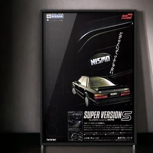80s Authentic Ad Poster Nissan BLUEBIRD Mk7 U11 , 1989 1990 kombi door bumper - Picture 1 of 3