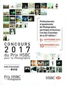 Publicité Advertising 120 2016 HSBC concours photographie - Foto 1 di 1