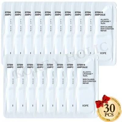 IOPE Stem Ampoule 30ml (=1ml x 30pcs) Intensive Ampoule Korean Cosmetics NEW - Image 1 of 4