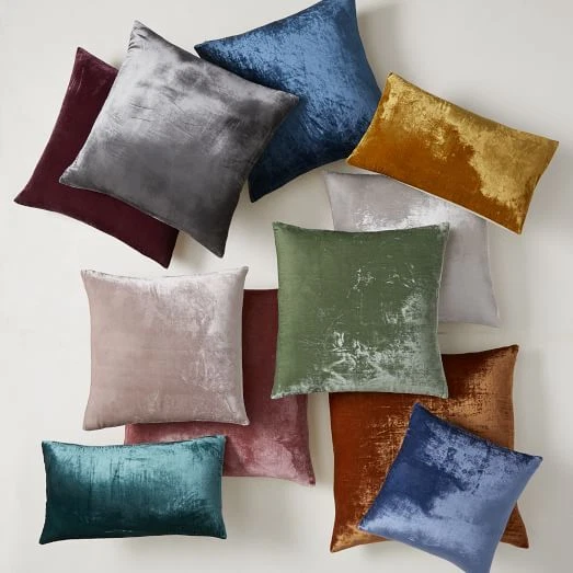 Velvet Cushion Covers Throw Pillow Sofa Cushion Covers Set of 2 Bedroom Living - Image 1 of 1